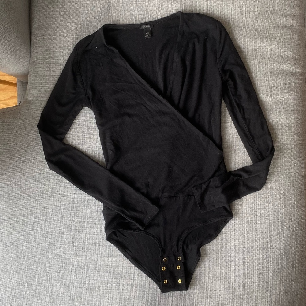 Jcrew wrap bodysuit